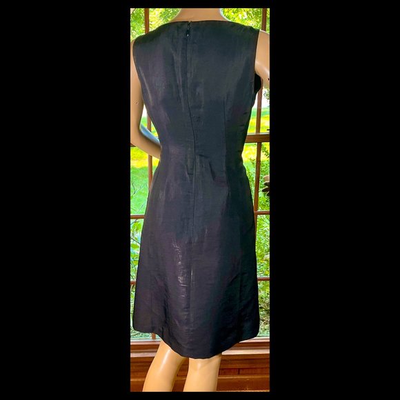 ▪️MICHEL KLEIN▪️Sleeveless Linen Fit & Flare LBD - Picture 2 of 5